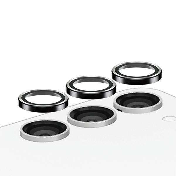 PanzerGlass Galaxy S23 FE Kameralinsskydd Härdat Glas Hoops - Svart