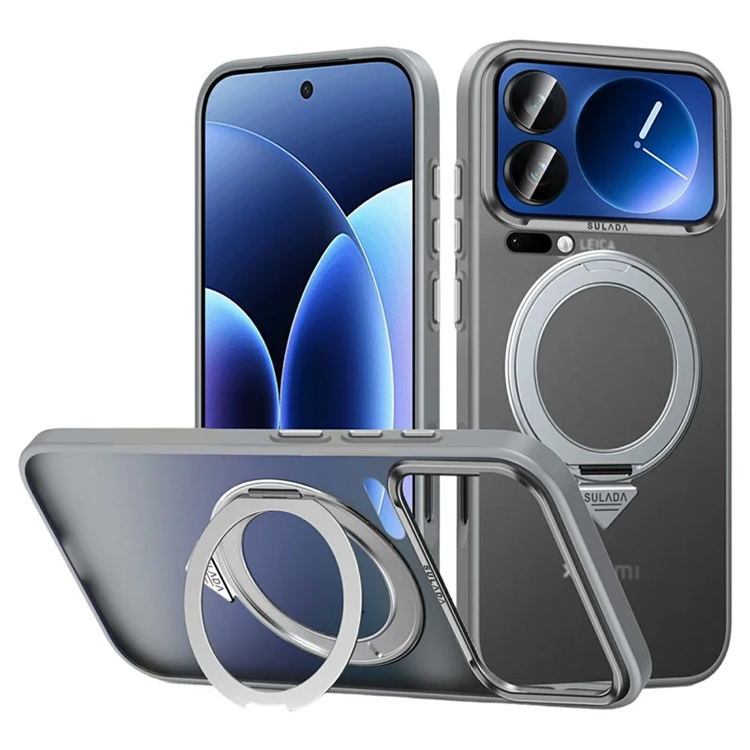 SULADA Mobilskal till Xiaomi 17 Pro Magsafe Kickstand - Grå (Titan Grå) | 2353 | AlltMobil