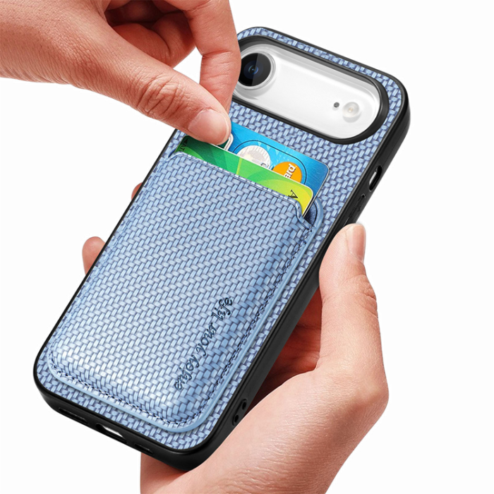 A-One Brand - iPhone Air Mobilskal Detachable Korthållare - Blå