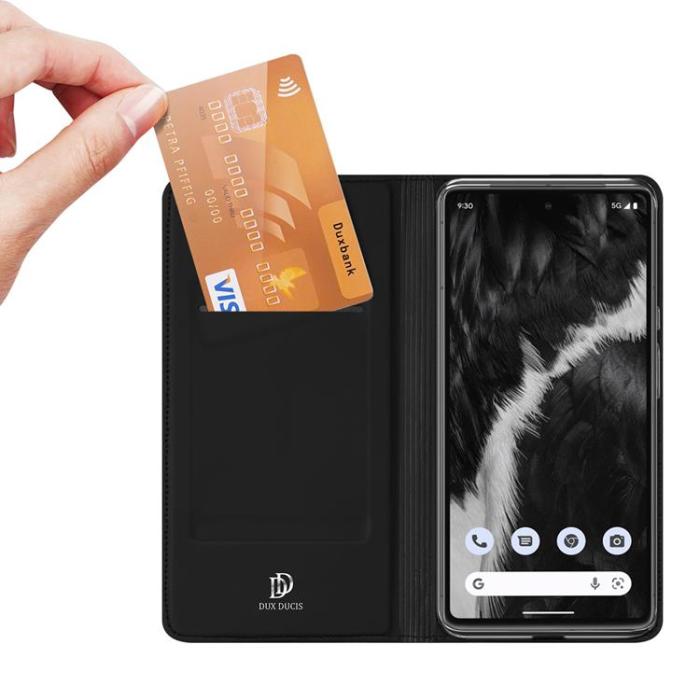 UTGATT - Dux Ducis Google Pixel 7 Plånboksfodral Skin Series - Svart
