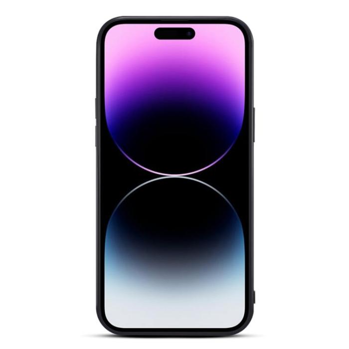 OEM - iPhone 14 Pro Max Skal Korthållare Crocodile - Rosa