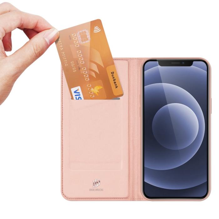 Dux Ducis - Dux Ducis Skin Series Plånboksfodral iPhone 13 Mini - Rose Gold