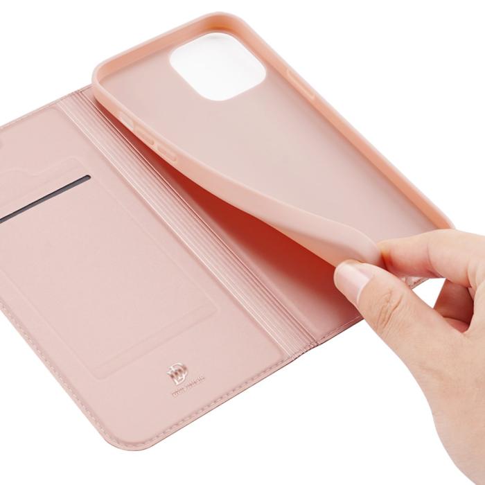 Dux Ducis - Dux Ducis Skin Series Plånboksfodral iPhone 13 Mini - Rose Gold