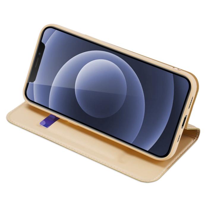 Dux Ducis - Dux Ducis Skin Series Plånboksfodral iPhone 13 Mini - Gold