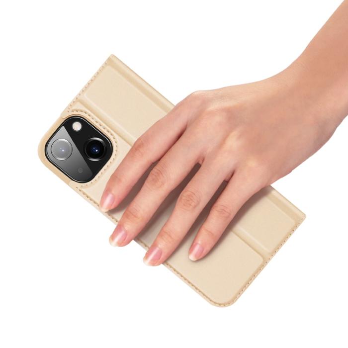 Dux Ducis - Dux Ducis Skin Series Plånboksfodral iPhone 13 Mini - Gold