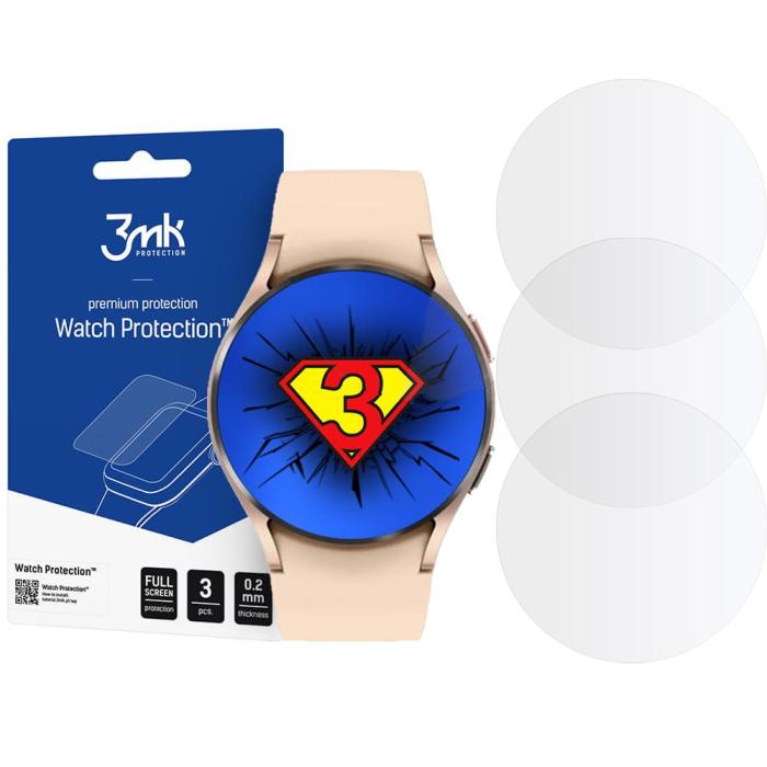 3MK - 3MK Galaxy Watch 4 40 mm Hybrid Okrossbart Glas FlexibleGlass