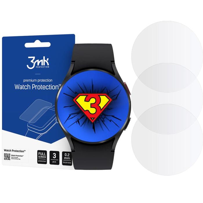 3MK - 3MK Galaxy Watch 4 44 mm Hybrid Okrossbart Glas FlexibleGlass