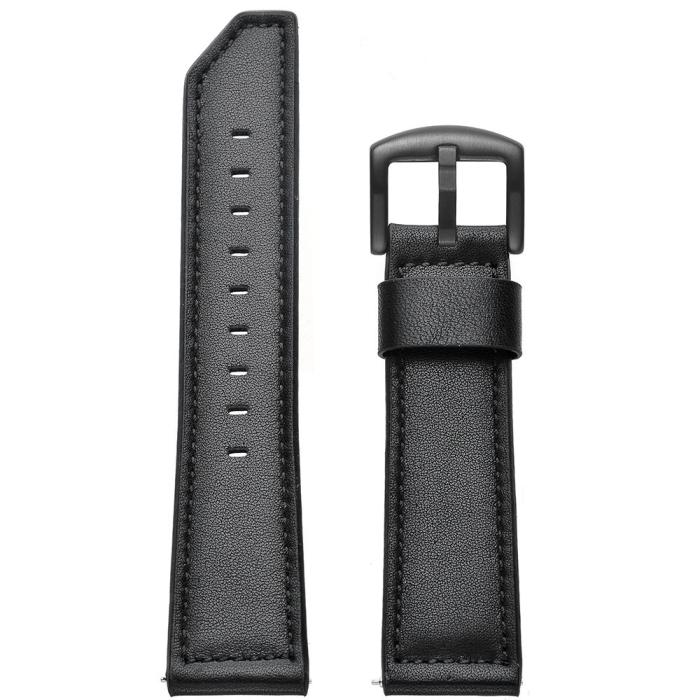 UTGATT1 - Galaxy Watch 4/5/5 Pro (40/42/44/45/46mm) Armband Herms - Svart