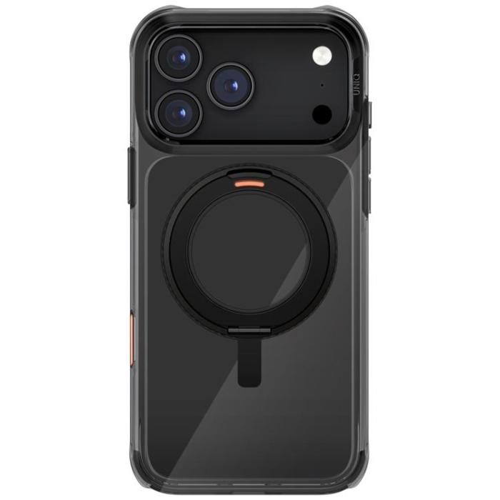 UNIQ - UNIQ iPhone 17 Pro Max Mobilskal Swivix 360 Rotating Kickstand - Svart