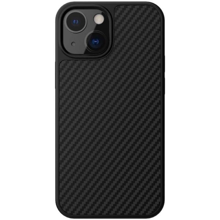 Nillkin - Nillkin Carbon Fiber Skal till Apple iPhone 13 Mini - Svart