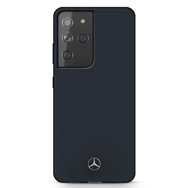 Mercedes Mobilskal Galaxy S21 Ultra Silicone Line - Blå | 2353 | AlltMobil