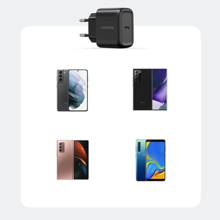 UTGATT1 - Ugreen PD Snabb Väggladdare USB-C 25W - Svart