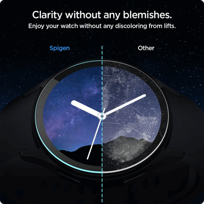 Spigen - [2-Pack] Spigen Galaxy Watch 7 (40mm) Härdat glas Skärmskydd EZ Fit