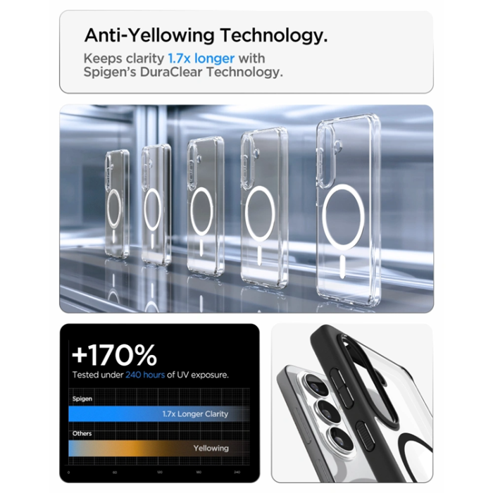 Spigen - Spigen Mobilskal För Galaxy S26 Plus MagSafe Ultra Hybrid - Matt Svart