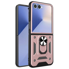 A-One Brand - Galaxy Z Flip 7 Mobilskal Kickstand - Rosaguld