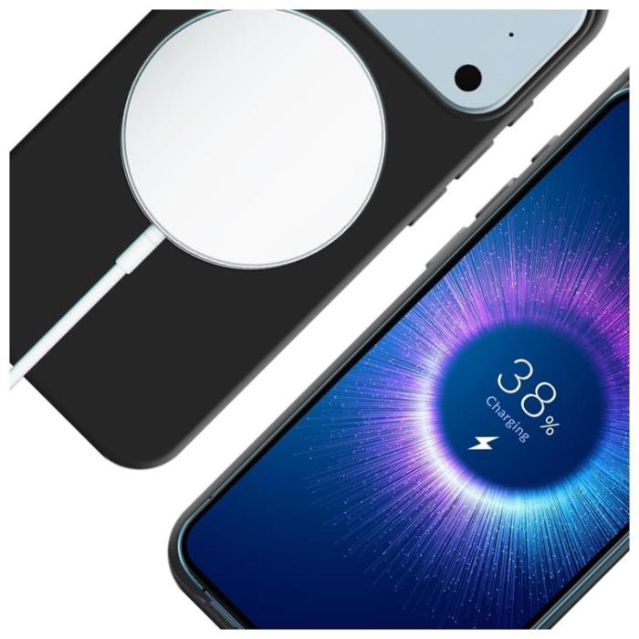 3MK - 3MK iPhone 17 Pro Mobilskal MagSafe Hardy Silikon - Grafit