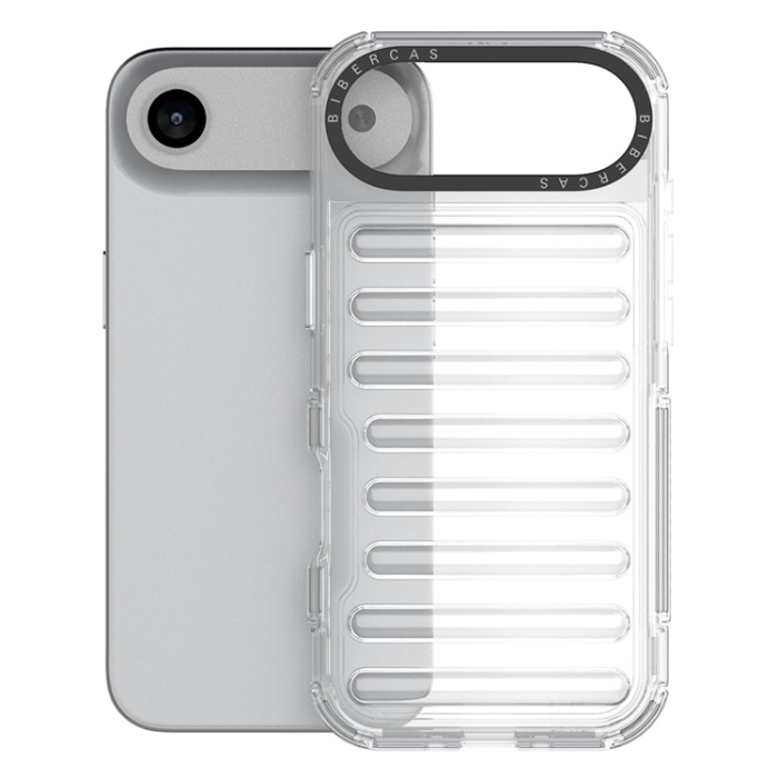 A-One Brand - iPhone 17 Air Mobilskal Stripe Design Detachable - Transparent