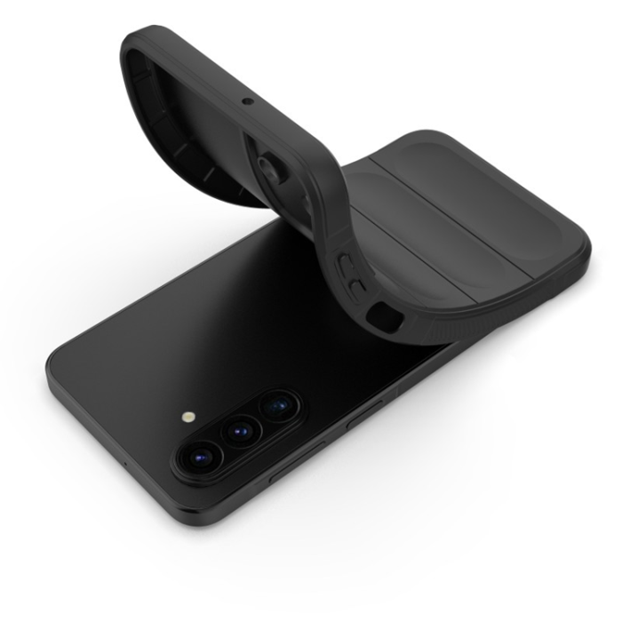 WANLONFENG - WANLONFENG Galaxy A17 Mobilskal med Härdat Glas HD - Svart