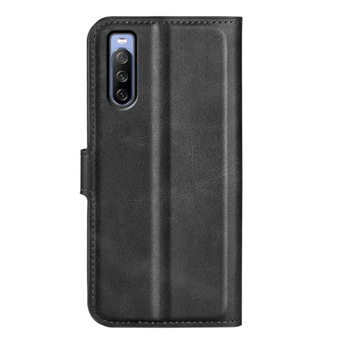 A-One Brand - Sony Xperia 10 IV Plånboksfodral Flip Folio - Svart