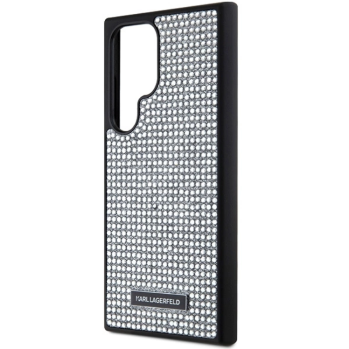 KARL LAGERFELD - KARL LAGERFELD Mobilskal till Galaxy S24 Ultra Rhinestone Logo