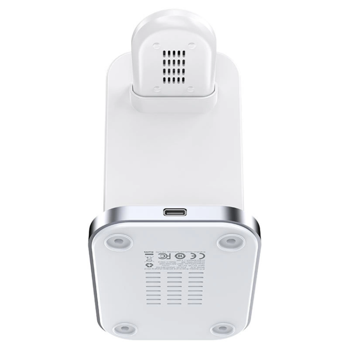 Acefast - Acefast 3-in-1 Trådlös Laddare iPhone, Apple Watch, AirPods - Vit