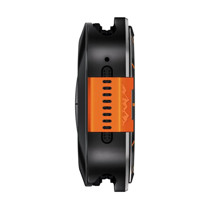 A-One Brand - Metallskal För Galaxy Watch Ultra 47mm (2025) - Svart/Orange