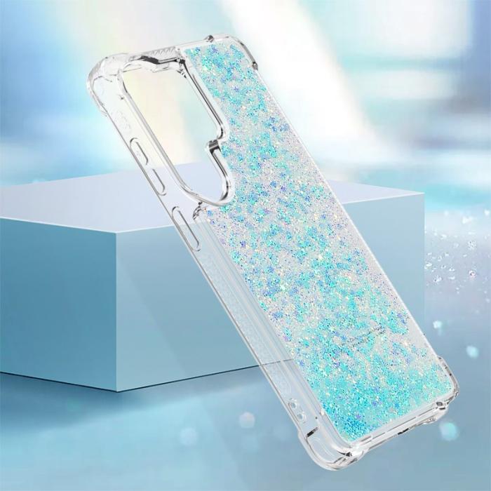 OEM - Mobilskal till Samsung Galaxy S26 Ultra TPU Glittrande Stötskydd Blå / Pentagram