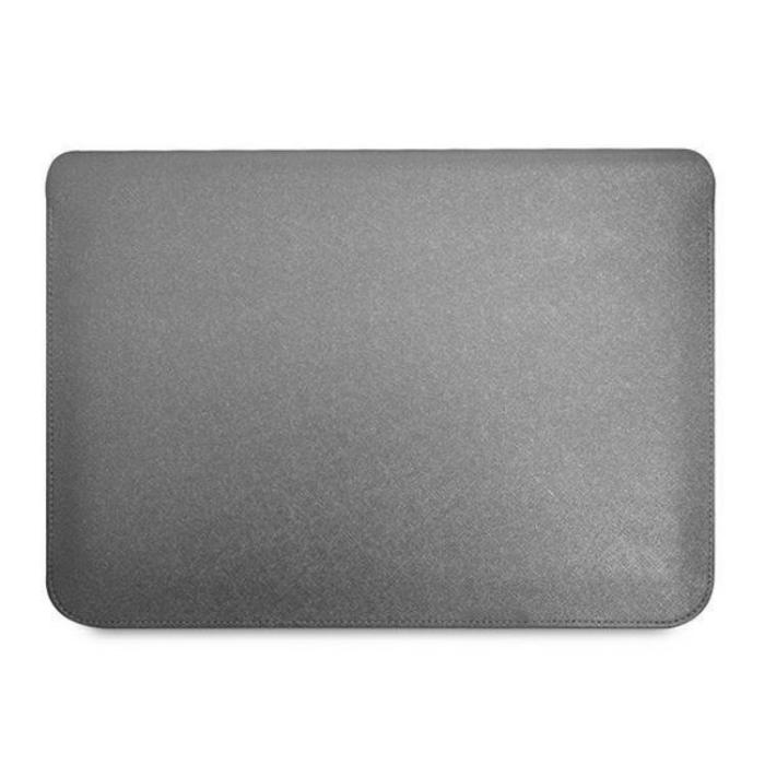 Guess - Guess Datorfodral 16'' Saffiano Triangle Logo - Silver