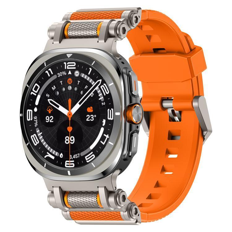 Galaxy Watch Ultra (47mm) Armband Rotation Axis Silikon - Orange | 5123 | AlltMobil