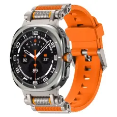 Boom of Sweden - Galaxy Watch Ultra (47mm) Armband Rotation Axis Silikon - Orange