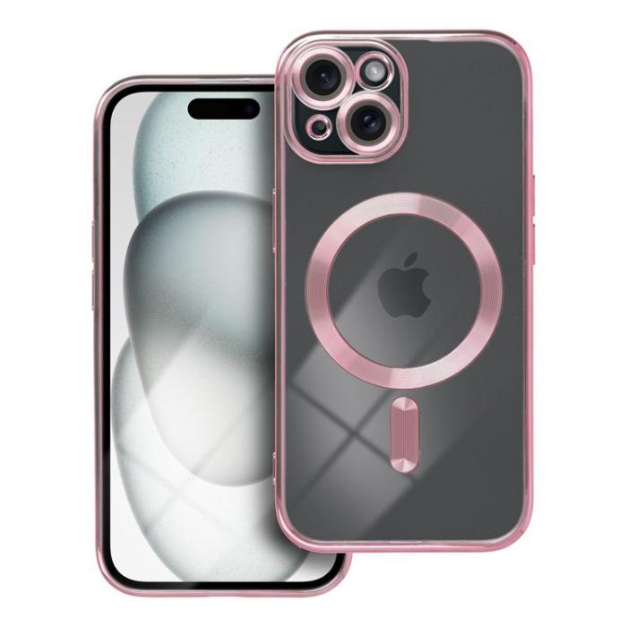 OEM - iPhone 15 Mobilskal MagSafe Electro - Rose Guld