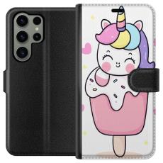 iSecrets - Pl&aring;nboksfodral till Samsung Galaxy S23 Ultra med Glad enh&ouml;rning