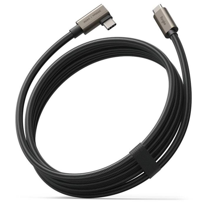 Ringke - Ringke USB 3.2 Gen 2x2 Type-C 90 Degree Kabel PD 240W 200cm