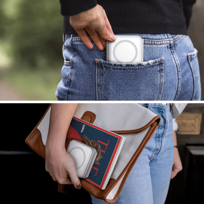 Dudao - Dudao 3-in-1 Trådlös Laddare Induktionsladdare 15W - Vit