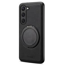 DENIOR - DENIOR Samsung Galaxy S23 Magnetfodral Rotationsstativ Konstl&auml;der - Svart
