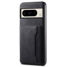 DENIOR - DENIOR D13 Google Pixel 8 Pro Fodral Avtagbart 2-i-1 Konstl&auml;der Svart