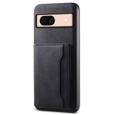 DENIOR - DENIOR D13 Google Pixel 8a Fodral 2in1 Avtagbart Konstl&auml;der Svart