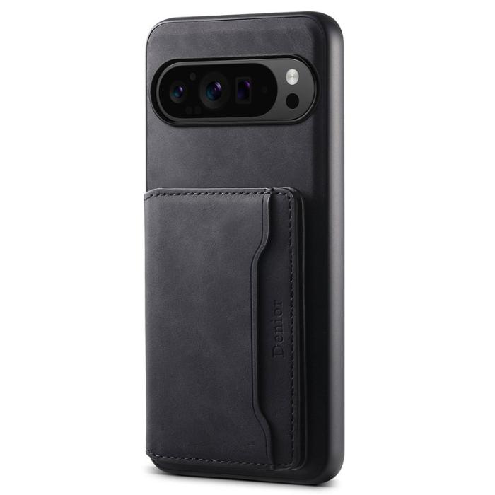 DENIOR - DENIOR D13 Google Pixel 9 Pro Fodral Konstläder Svart