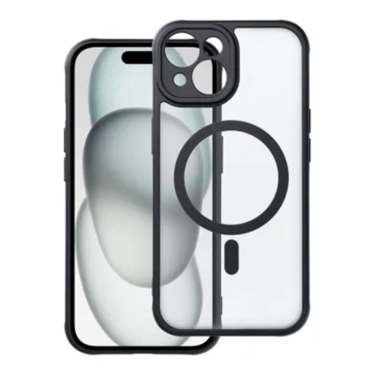 iPhone 15 Mobilskal Magsafe Matte - Svart | 2353 | AlltMobil
