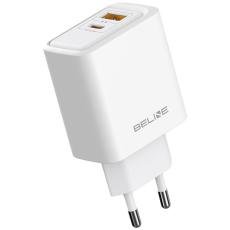 Beline - Beline Snabbladdare 45W 1xUSB-C 1xUSB-A - Vit
