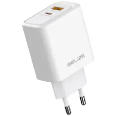 Beline - Beline Snabbladdare 45W 1xUSB-C 1xUSB-A - Vit
