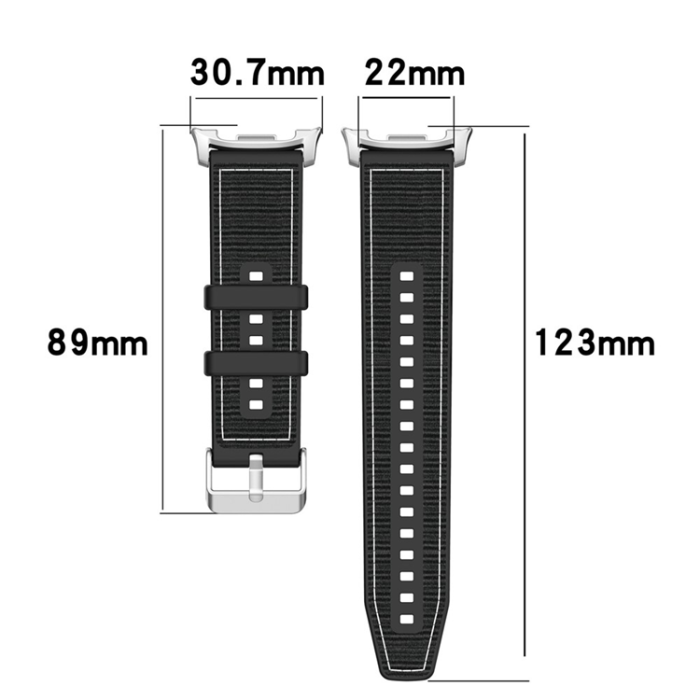 A-One Brand - Galaxy Watch 8 (44mm/40mm)/8 Classic (46mm) Armband - Midnattsblå