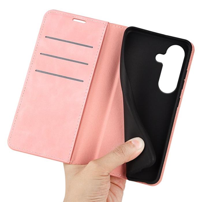 OEM - Samsung Galaxy S26 Fodral Touch Konstläder - Rosa