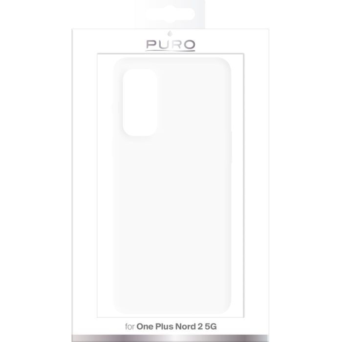 UTGATT1 - Puro 0.3 Nude Skal OnePlus Nord 2 5G - Transparent