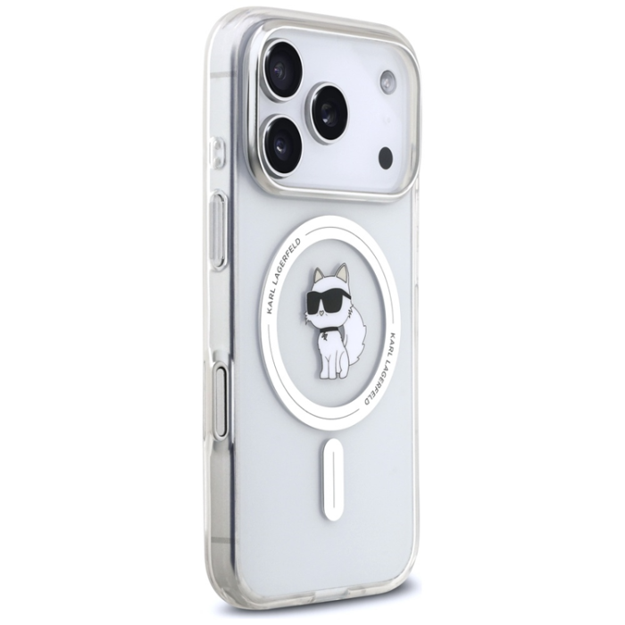 KARL LAGERFELD - Karl Lagerfeld Mobilskal till iPhone 17 Pro Magsafe Choupette - Clear