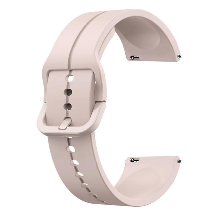 A-One Brand - Galaxy Watch Armband Silikon (20mm) - Ljusrosa