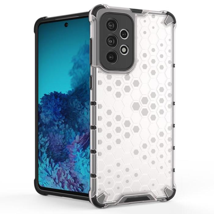 OEM - Galaxy A73 Skal Honeycomb Armored - Blå