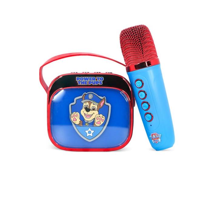 PAW PATROL - PAW PATROL Karaokehögtalare med Mikrofon Paw Patrol Popsing LED