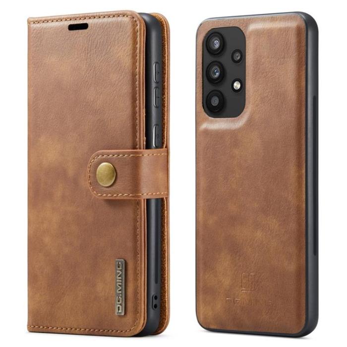 DG.MING - DG.MING Folio Flip Detachable Plånboksfodral Galaxy A33 5G - Brun