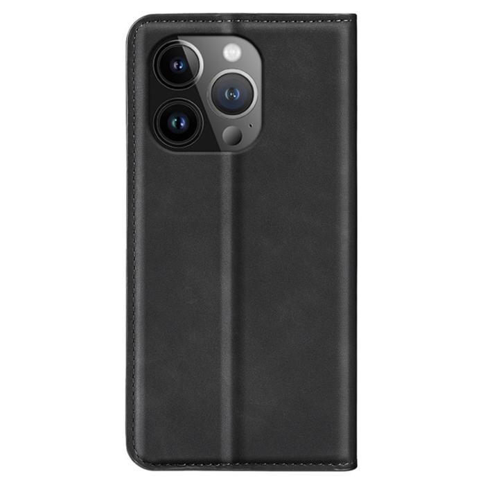 OEM - iPhone 15 Pro Max Plånboksfodral Flip PU-Läder - Svart